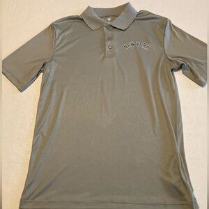 Fanatics New York Yankees Baseball MLB Fantaics Polo Shirt - Gray golf